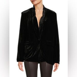 NWT oversized Vintage Havana Velvet Blazer